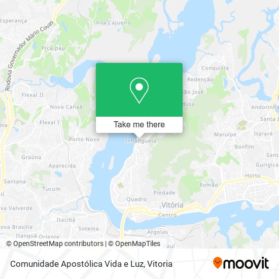 Comunidade Apostólica Vida e Luz map