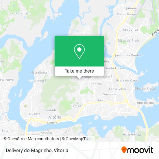 Delivery do Magrinho map