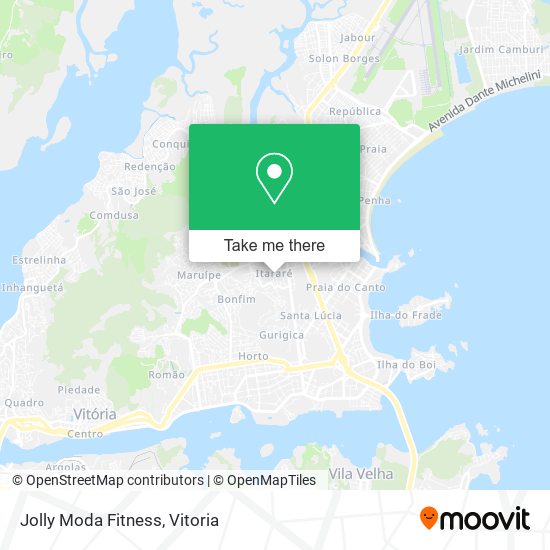 Jolly Moda Fitness map