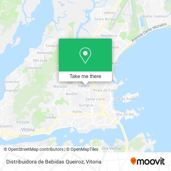 Distribuidora de Bebidas Queiroz map