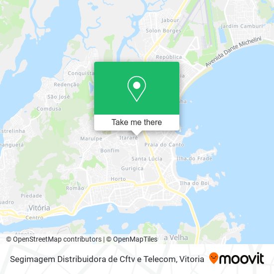 Segimagem Distribuidora de Cftv e Telecom map