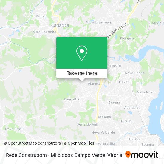 Rede Construbom - Milblocos Campo Verde map