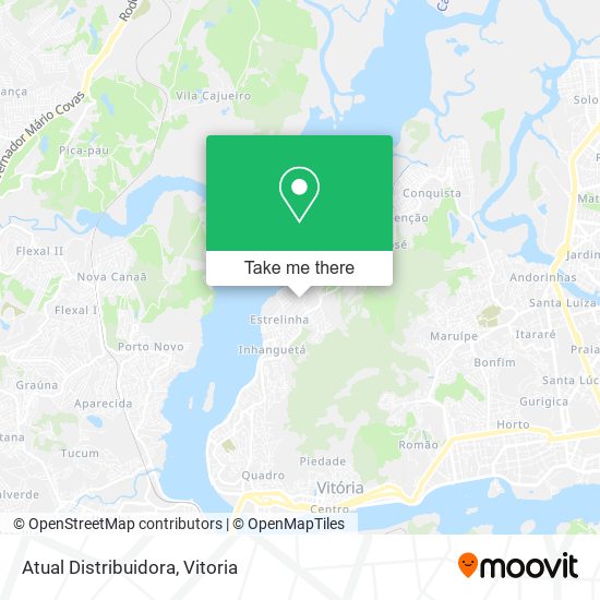 Atual Distribuidora map