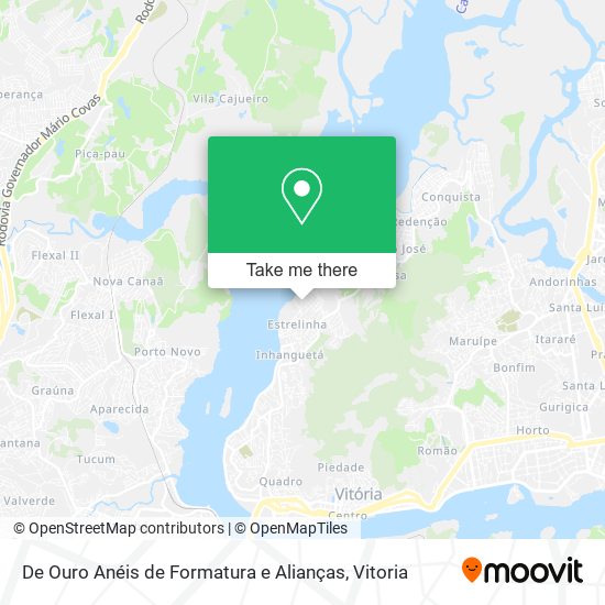 De Ouro Anéis de Formatura e Alianças map