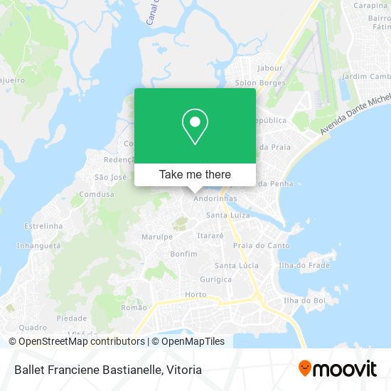 Ballet Franciene Bastianelle map