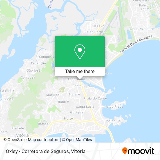 Oxley - Corretora de Seguros map