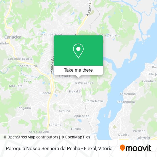 Paróquia Nossa Senhora da Penha - Flexal map