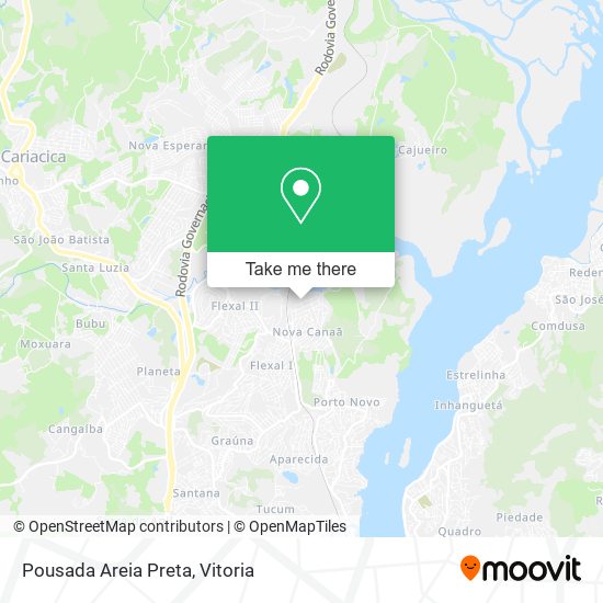 Pousada Areia Preta map