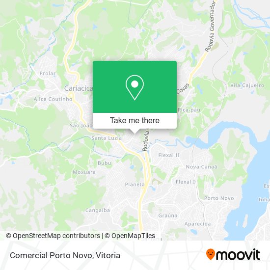 Comercial Porto Novo map