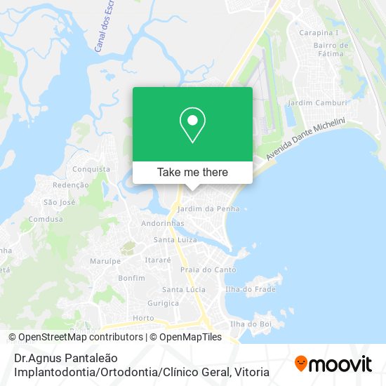 Dr.Agnus Pantaleão Implantodontia / Ortodontia / Clínico Geral map