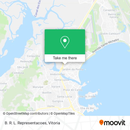 B. R. L. Representacoes map