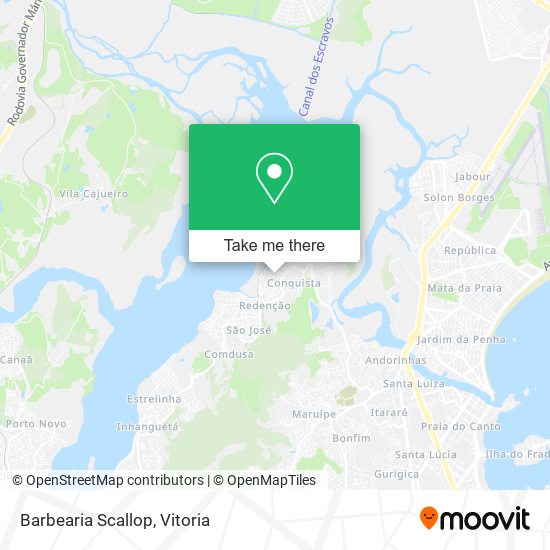 Barbearia Scallop map