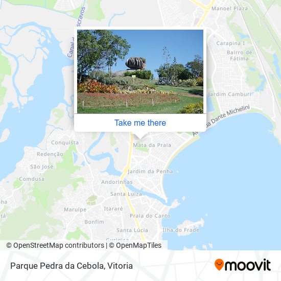 Parque Pedra da Cebola map