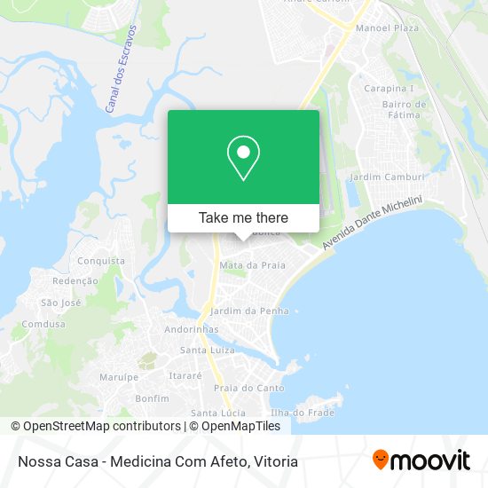 Nossa Casa - Medicina Com Afeto map