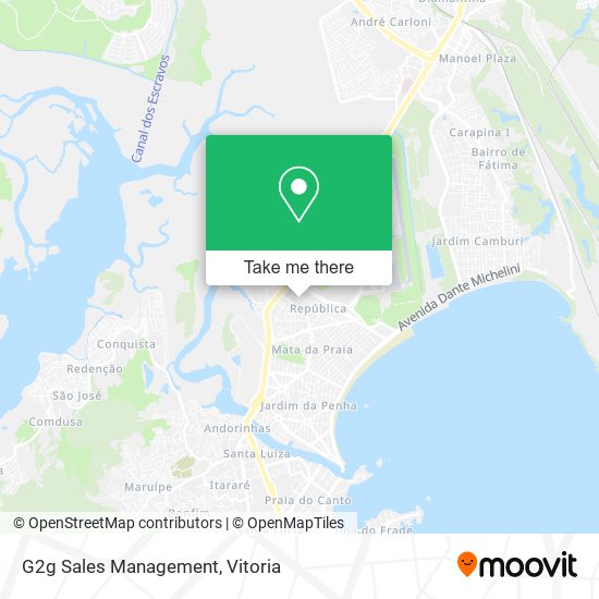 G2g Sales Management map