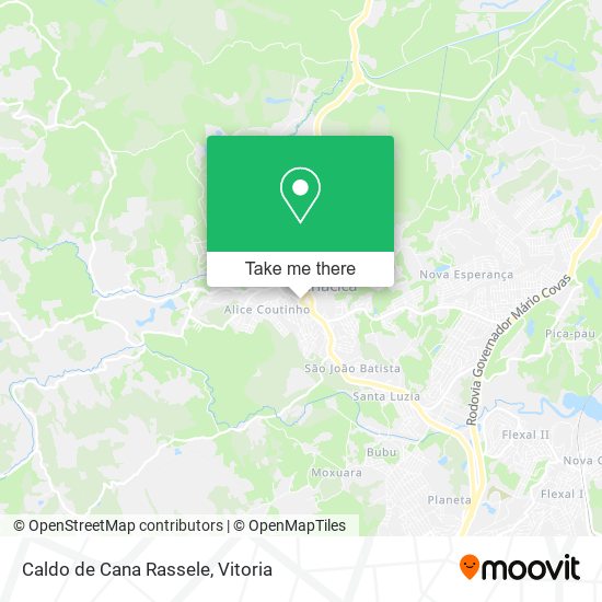 Caldo de Cana Rassele map