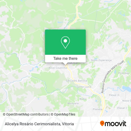 Alicelya Rosário Cerimonialista map