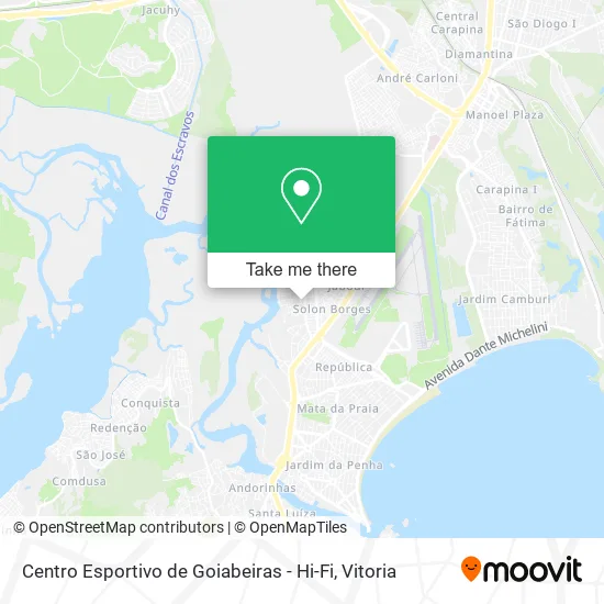 Centro Esportivo de Goiabeiras - Hi-Fi map