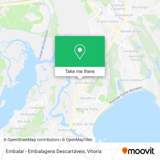 Embalar - Embalagens Descartáveis map