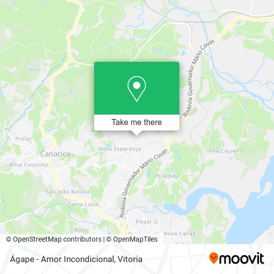 Ágape - Amor Incondicional map