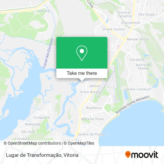 Lugar de Transformação map