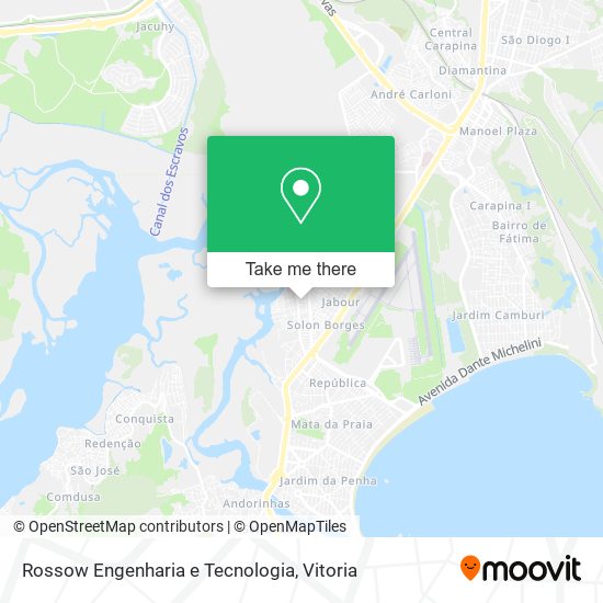 Rossow Engenharia e Tecnologia map