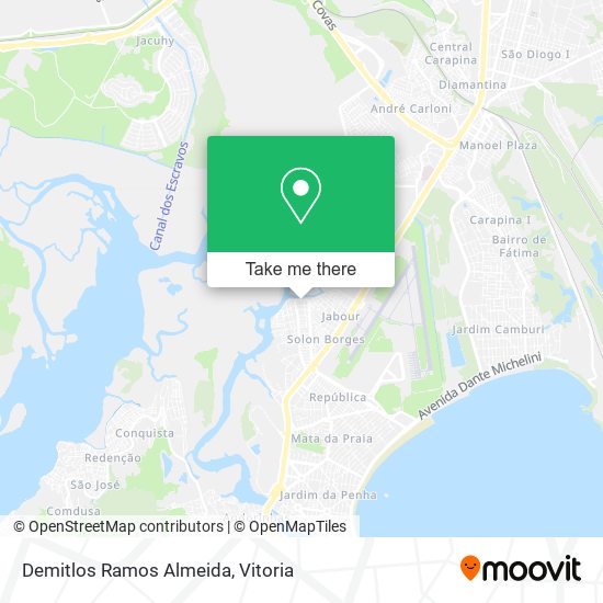 Demitlos Ramos Almeida map