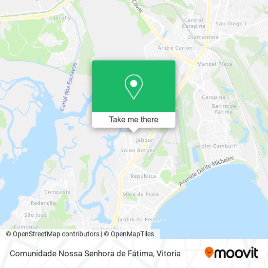 Comunidade Nossa Senhora de Fátima map