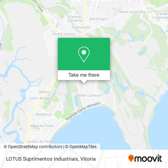 LOTUS Suprimentos Industriais map