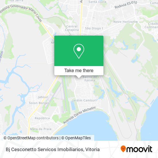 Mapa Bj Cesconetto Servicos Imobiliarios