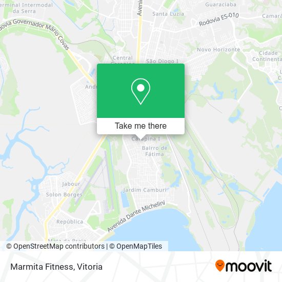 Marmita Fitness map