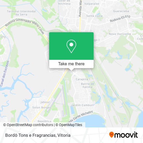 Bordô Tons e Fragrancias map