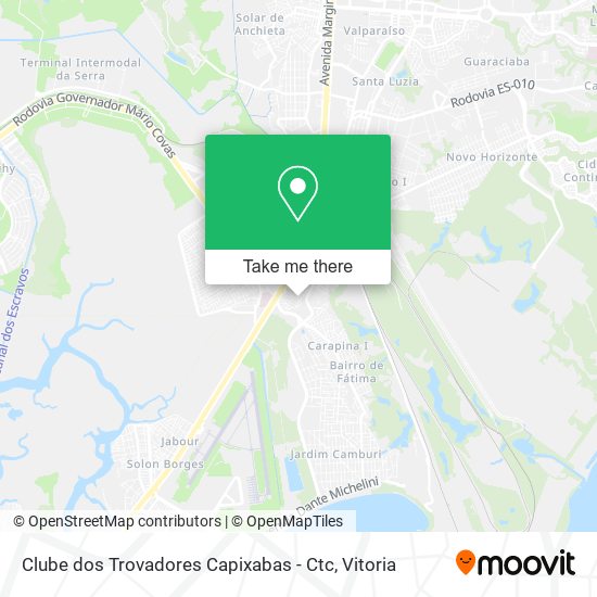 Clube dos Trovadores Capixabas - Ctc map