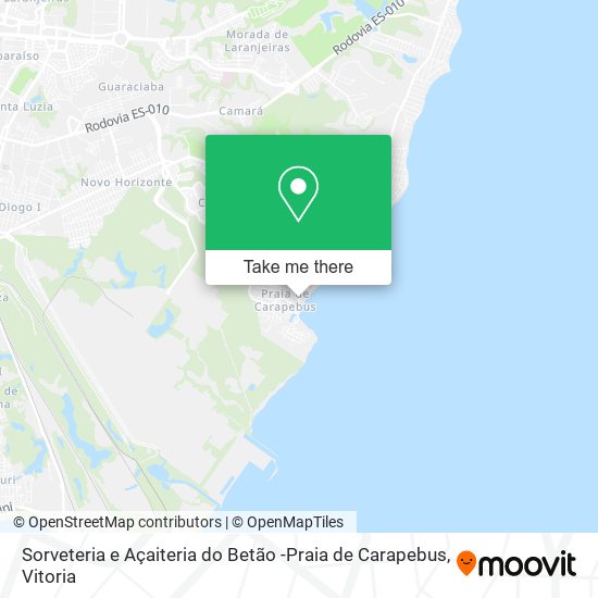 Sorveteria e Açaiteria do Betão -Praia de Carapebus map