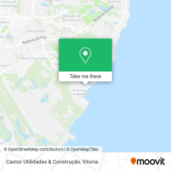 Castor Utilidades & Construção map