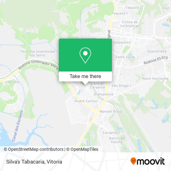 Silva's Tabacaria map