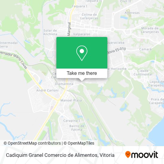 Cadiquim Granel Comercio de Alimentos map