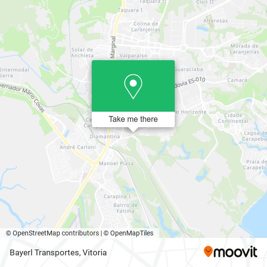 Bayerl Transportes map