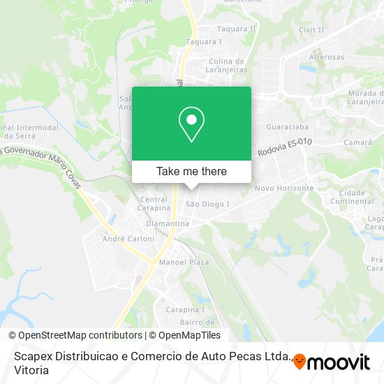 Scapex Distribuicao e Comercio de Auto Pecas Ltda. map
