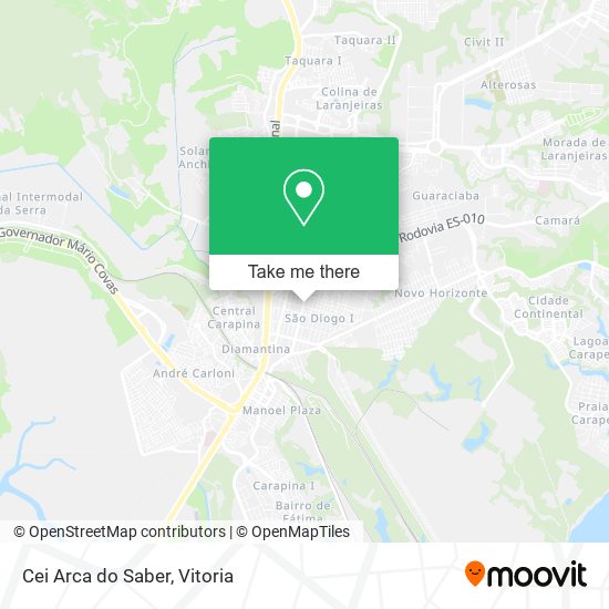 Cei Arca do Saber map