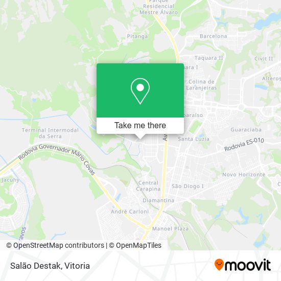 Salão Destak map