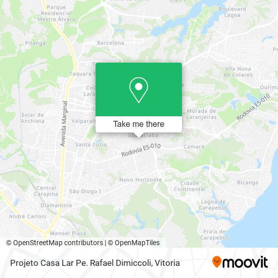 Projeto Casa Lar Pe. Rafael Dimiccoli map