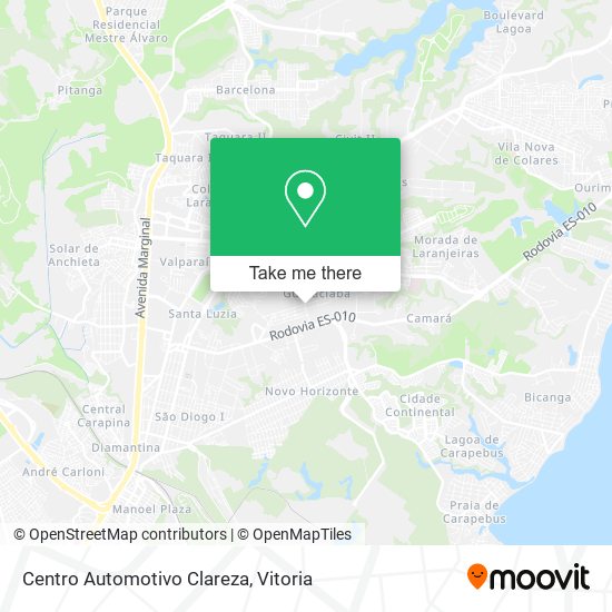 Centro Automotivo Clareza map