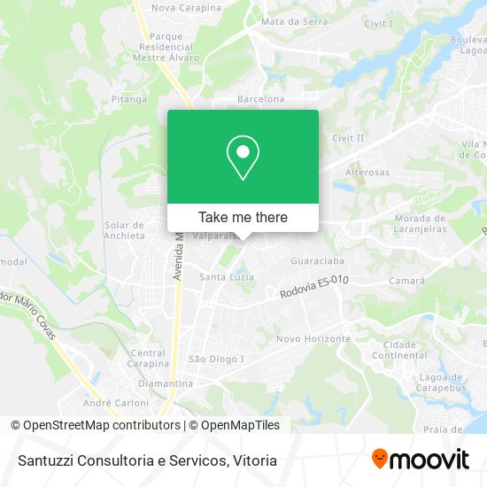 Santuzzi Consultoria e Servicos map