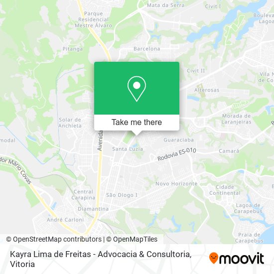 Kayra Lima de Freitas - Advocacia & Consultoria map