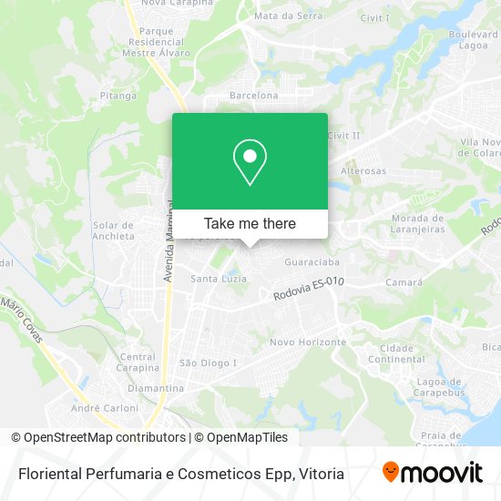 Floriental Perfumaria e Cosmeticos Epp map