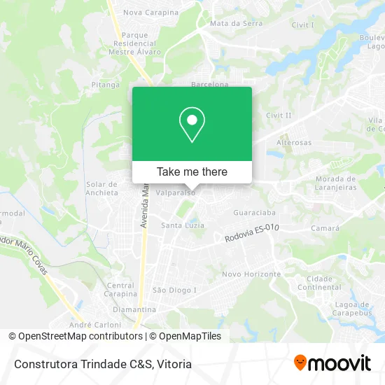 Construtora Trindade C&S map