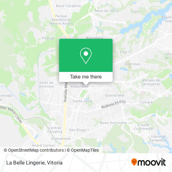 La Belle Lingerie map