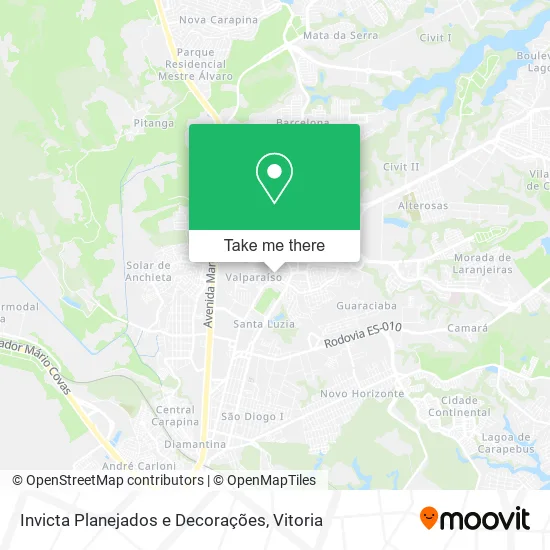 Invicta Planejados e Decorações map