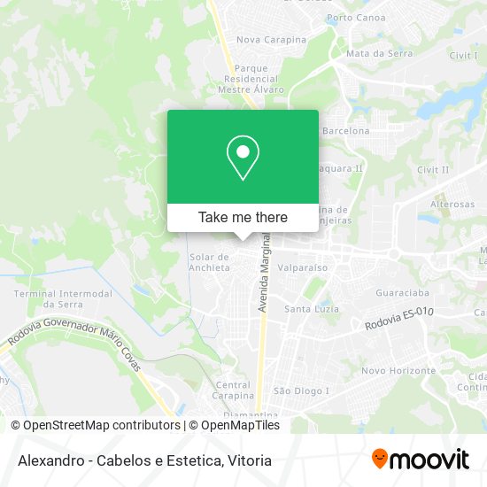 Alexandro - Cabelos e Estetica map